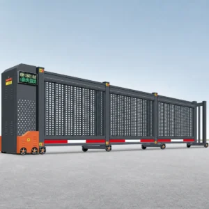 Home Sectional Telescopic Industrial Gate with Mesh Grille Panels