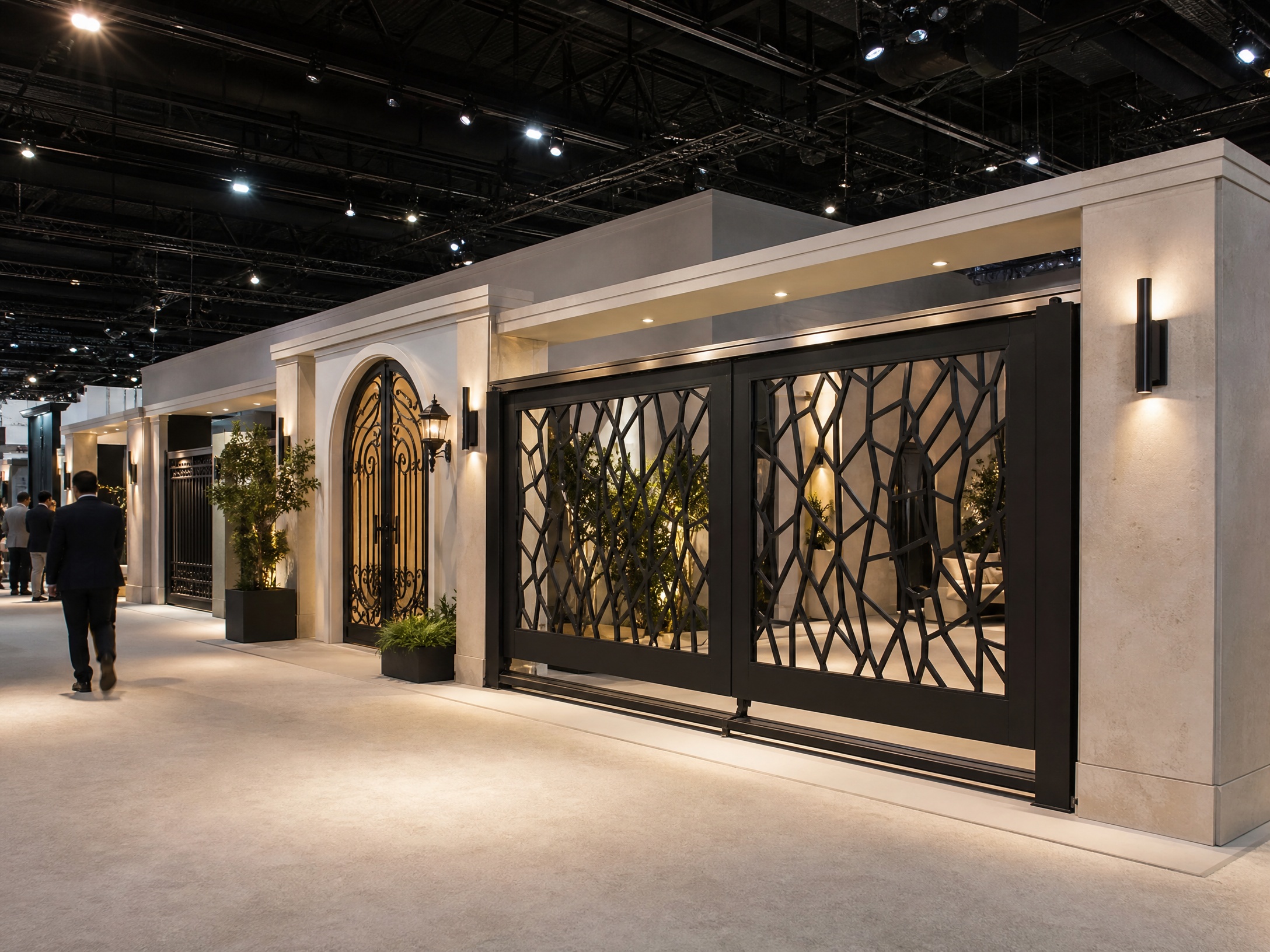 Home exhibition 01 luxury gates booth