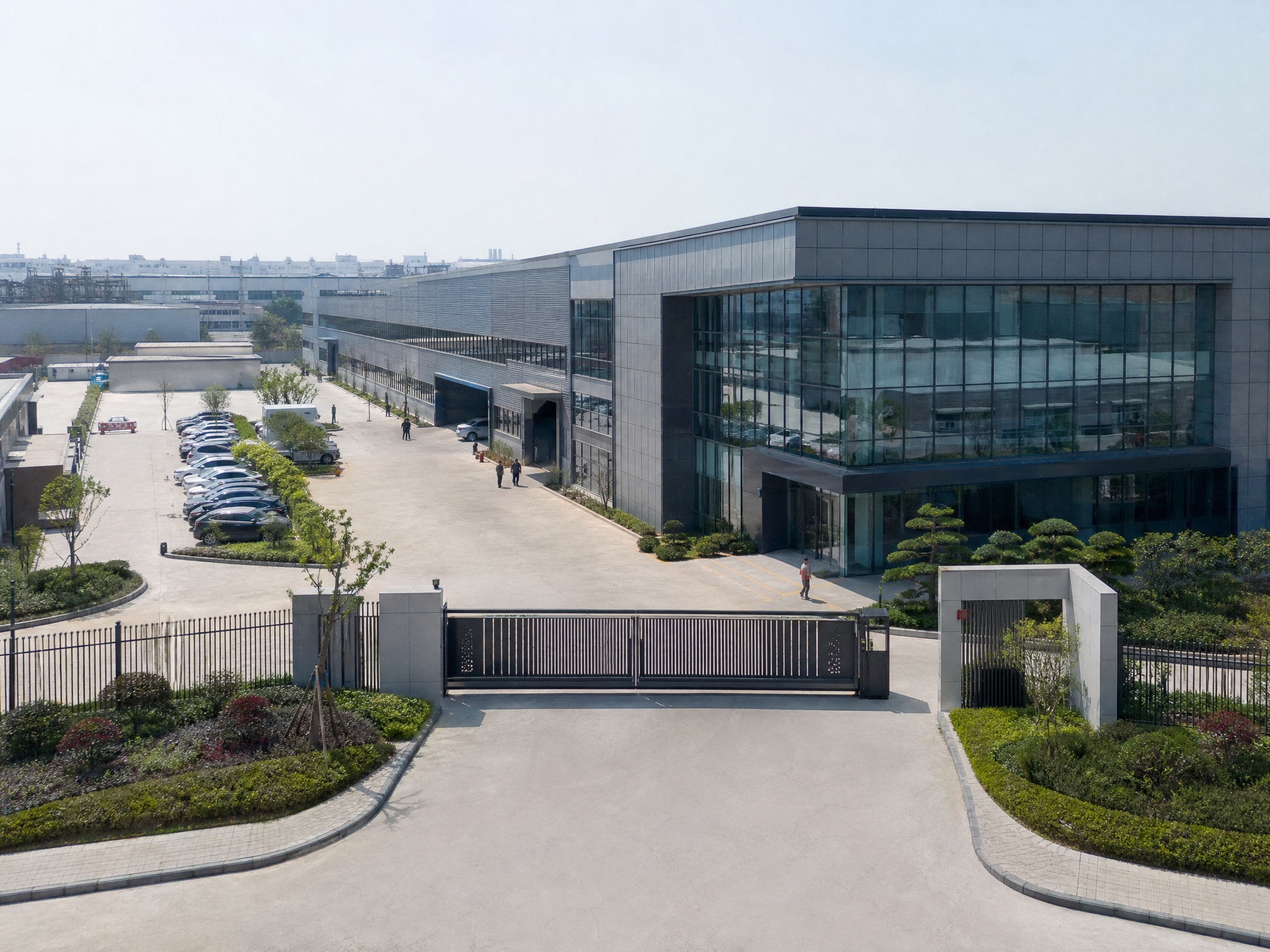 Home factory exterior 01 campus overview