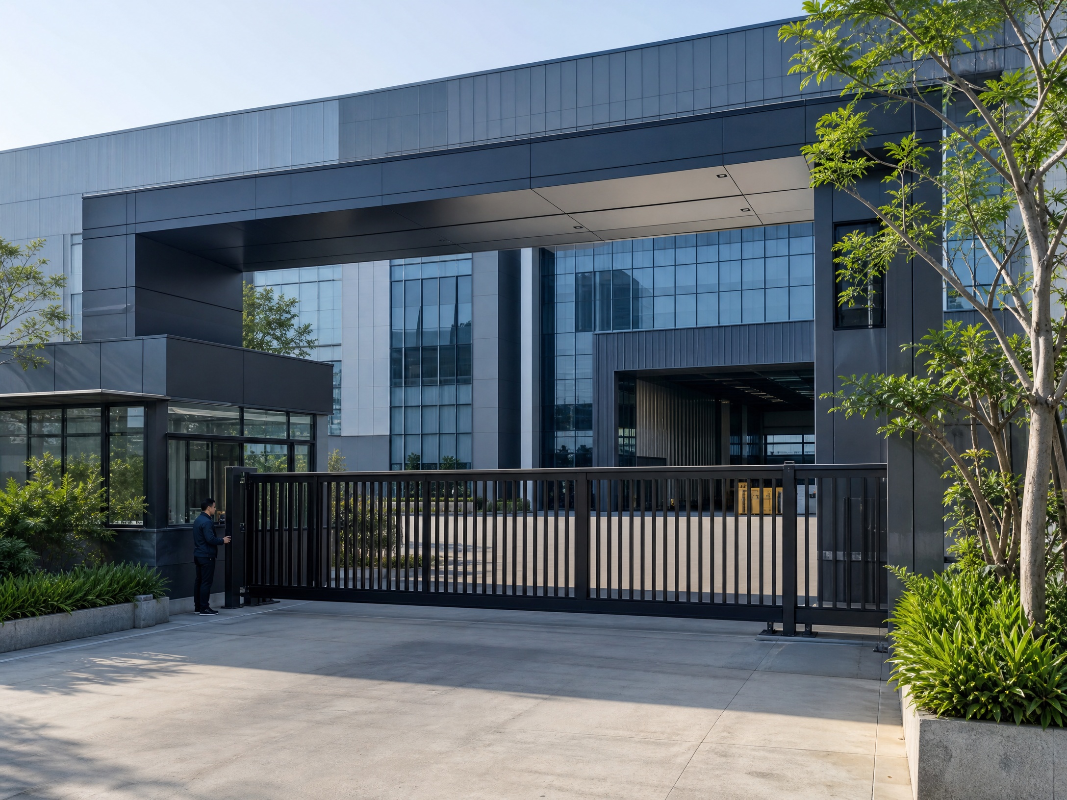 Home factory exterior 02 main entrance